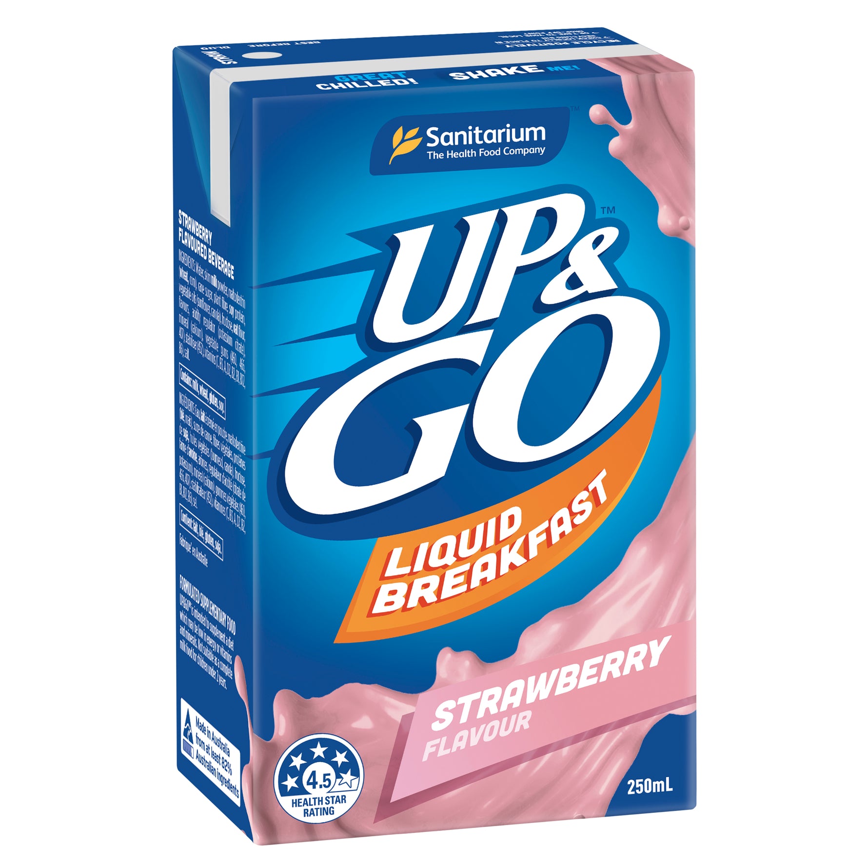 UP&GO Strawberry Flavor Drink 250mls