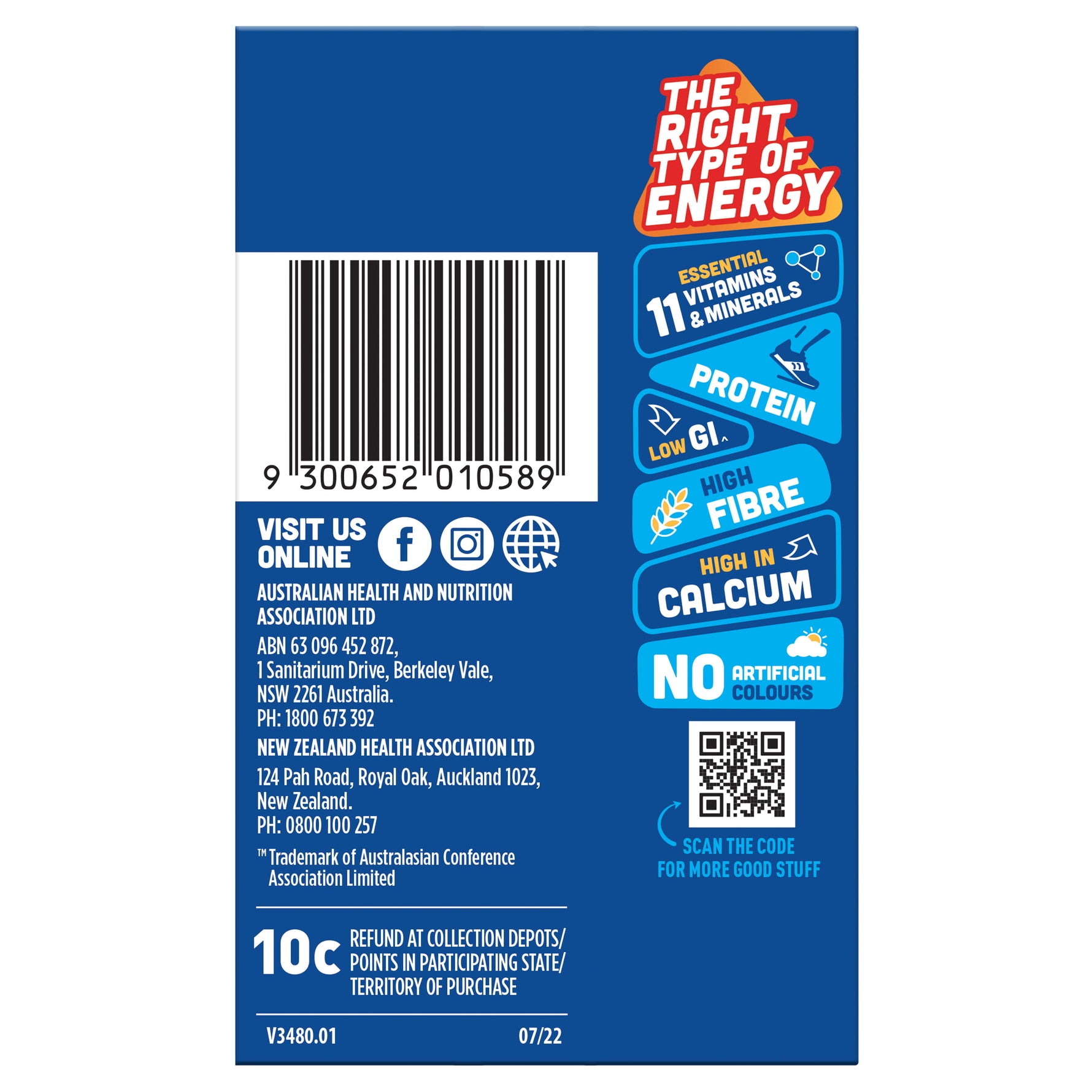 UP&GO Vanilla Ice Flavor Drink 250mls