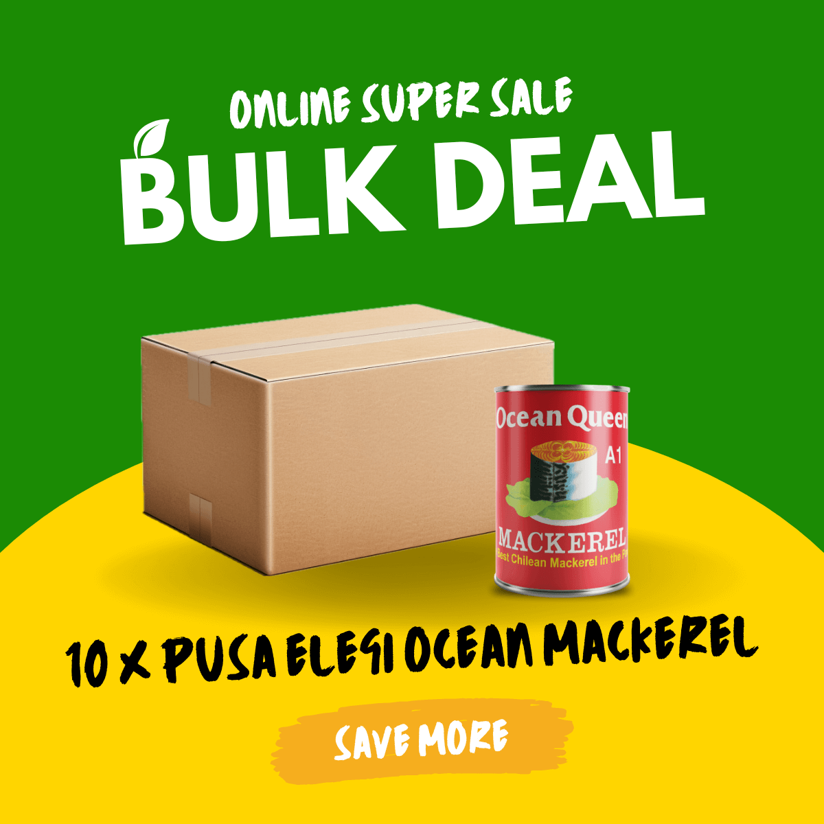 Fa'alavelave Combo - 10 Ocean Queen Mackerel Natural Oil 425gx8 | 10 Pusa Apa