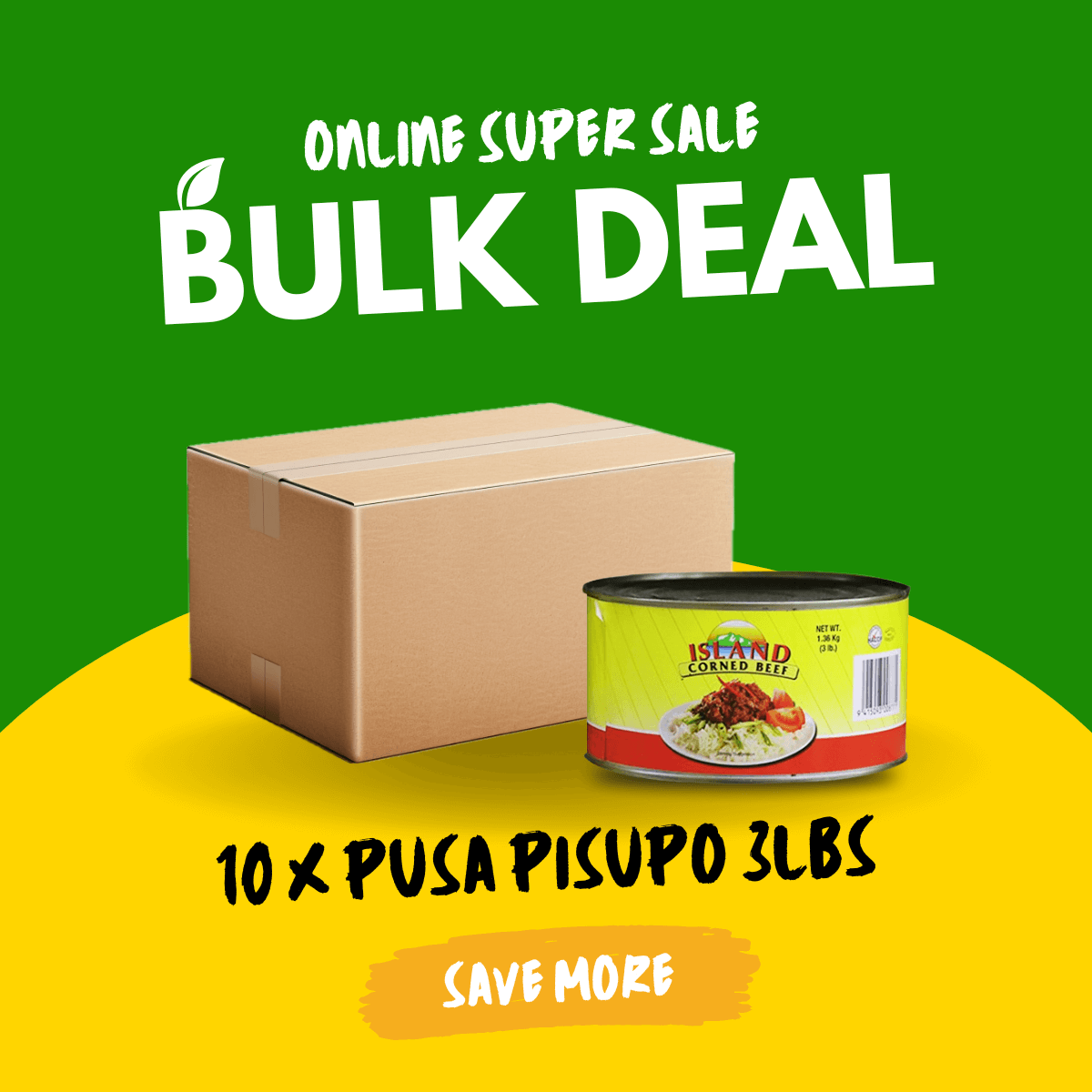 Fa'alavelave Combo - 10 Island Corned Beef 3lbsx2 | 10 Pusa Pisupo