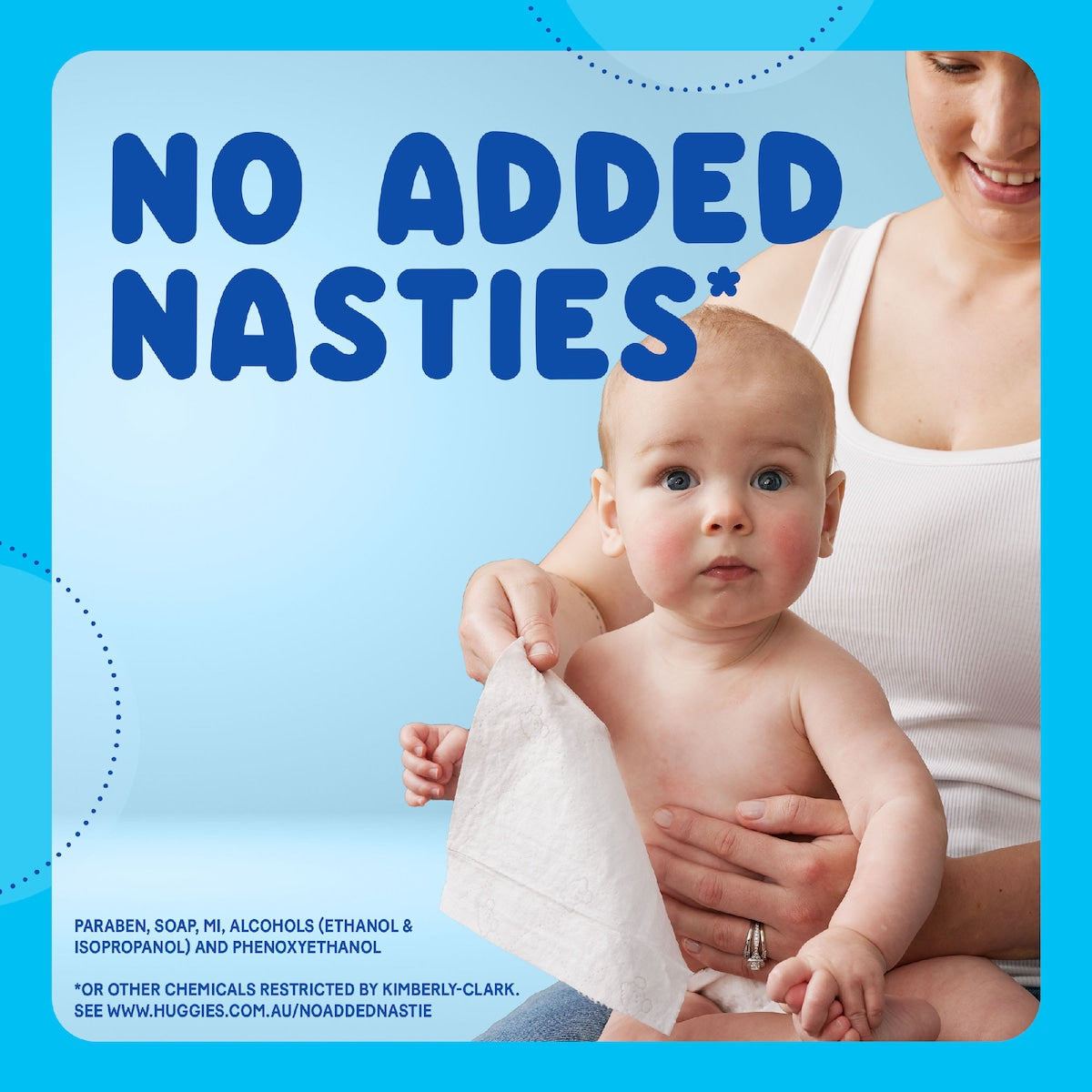 Huggies Baby Wipes Coconut Oil, 80 Pack