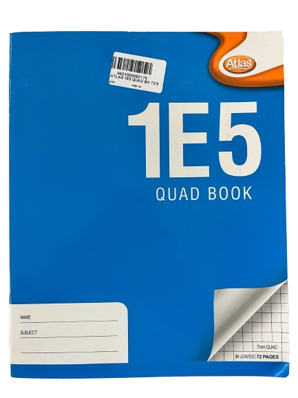 ATLAS 1E5 Quad Book 72'S