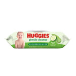 Huggies Baby Wipes Cucumber & Aloe 80 Pack