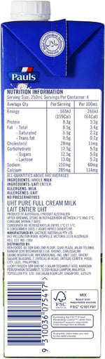 Pauls Pure Milk 1Ltr - Frankie Supermarket