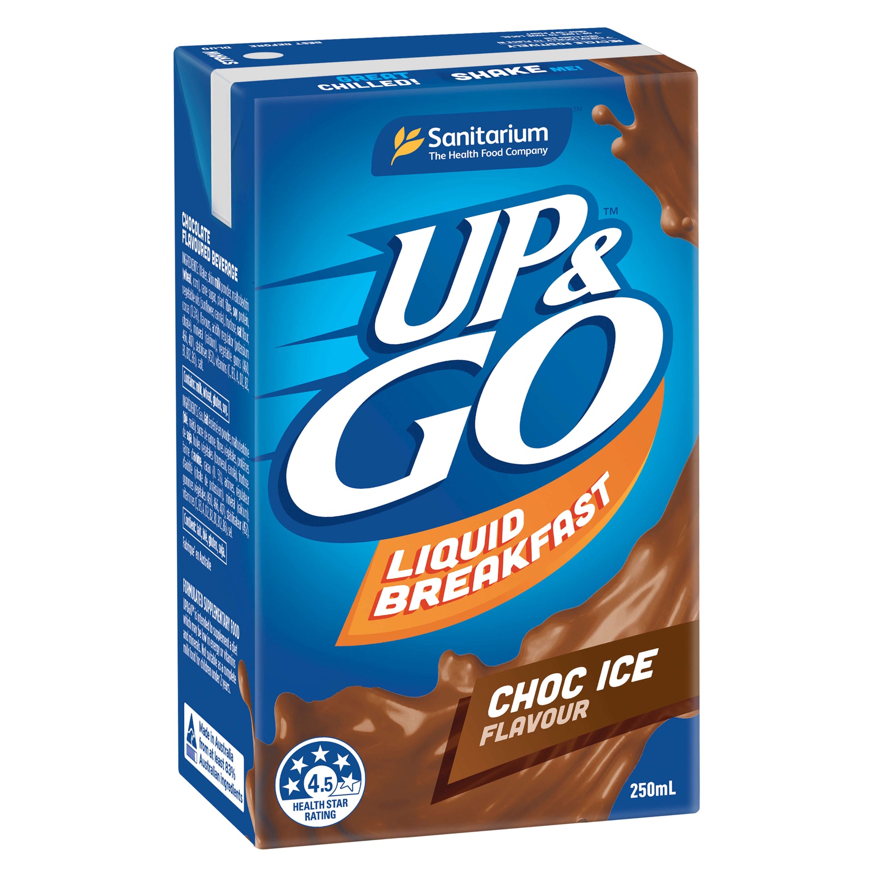 UP&GO Choc Ice Original Drink 250mls