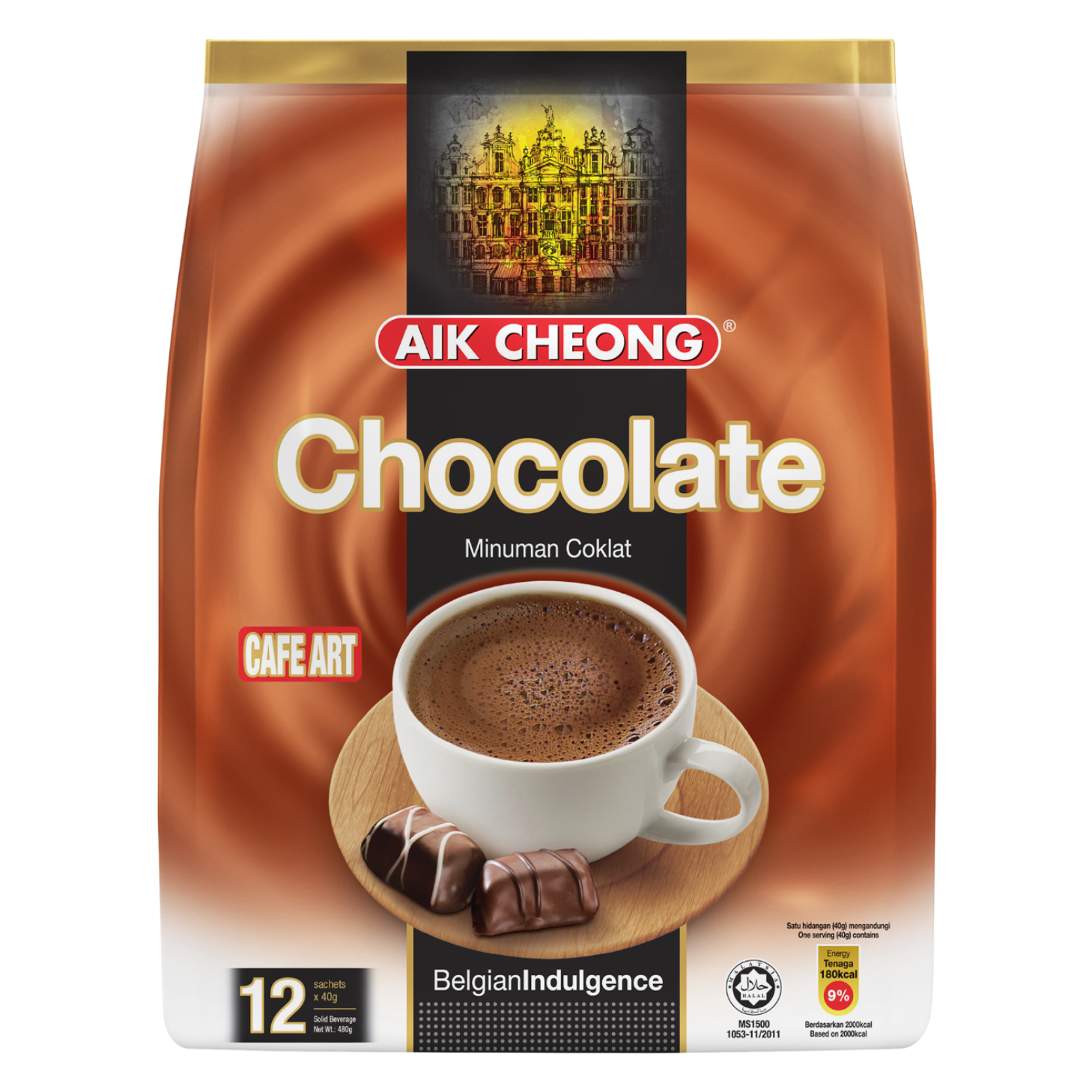 AIK Cheong Hot Choco Malt Drink 15'S - Frankie Supermarket