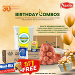 30th Birthday Combo 03 - 1 Rice 40lbs + 1 Chicken Leg Quarter 15kg + Onion 10kg + 1 Tasi Mackerel N/Oil 425g(8) + 1 Pauls Pure Milk 1L(12) + 1 Paldo Bowl Noodle 86g(12) + Free Weet-Bix 375g