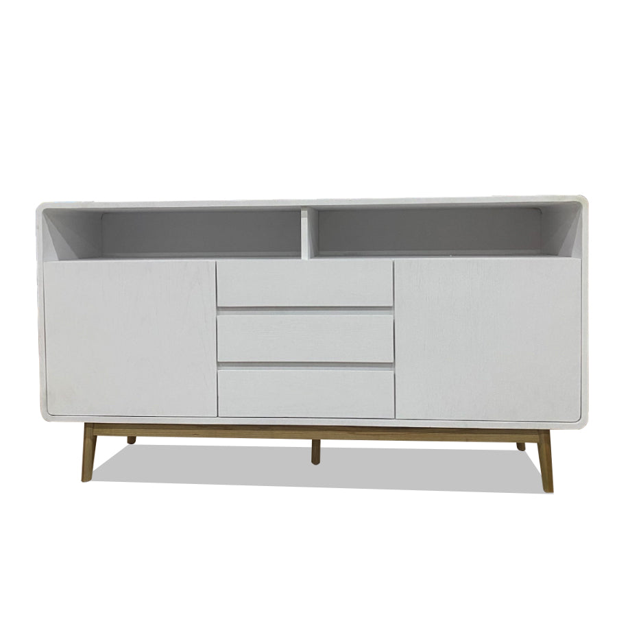 Buffet Unit White & Natural #85349