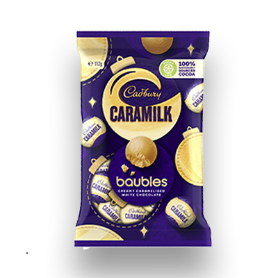 Cadbury Caramilk Baubles 112g