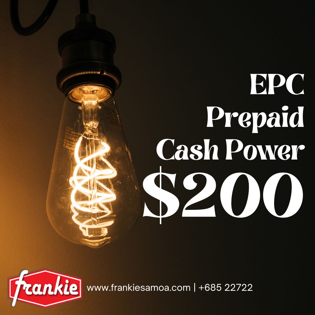 EPC Prepaid Power - $200 Tala - Frankie Supermarket