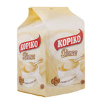 A pouch of Kopiko Blanca creamy coffee mix, 30g package.