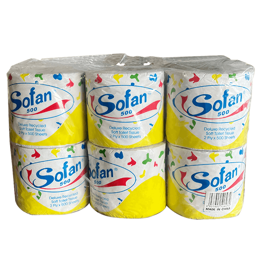 Toilet Roll Sofan 12'S-Yellow