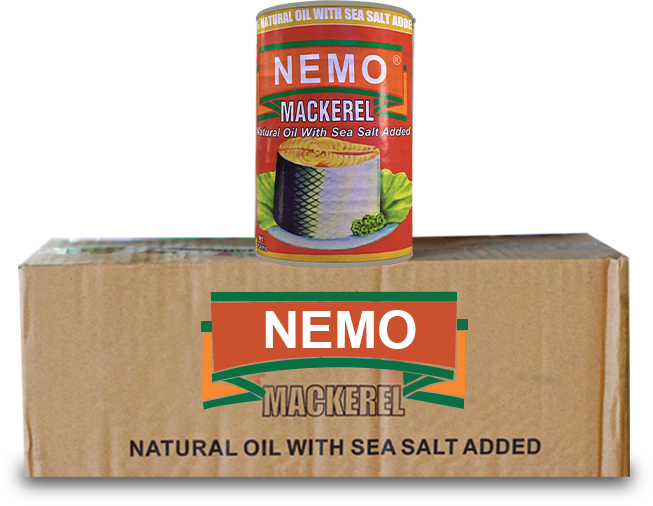 Mackerel Nemo Natural Oil 425g x 8