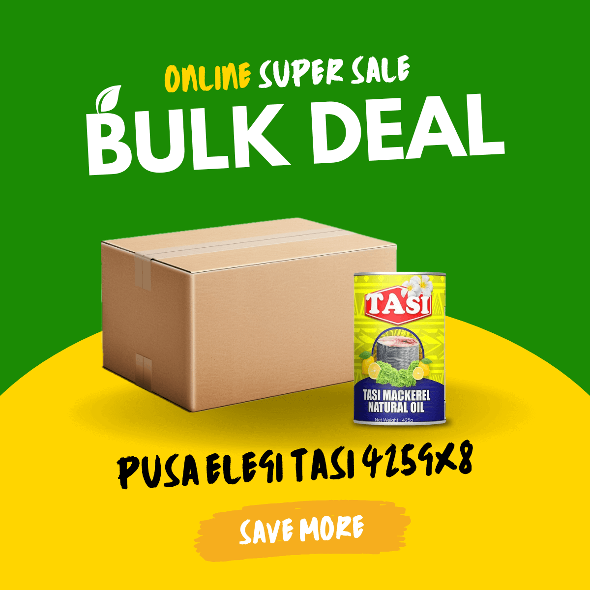 Tasi Mackerel Natural Oil 425g x 8