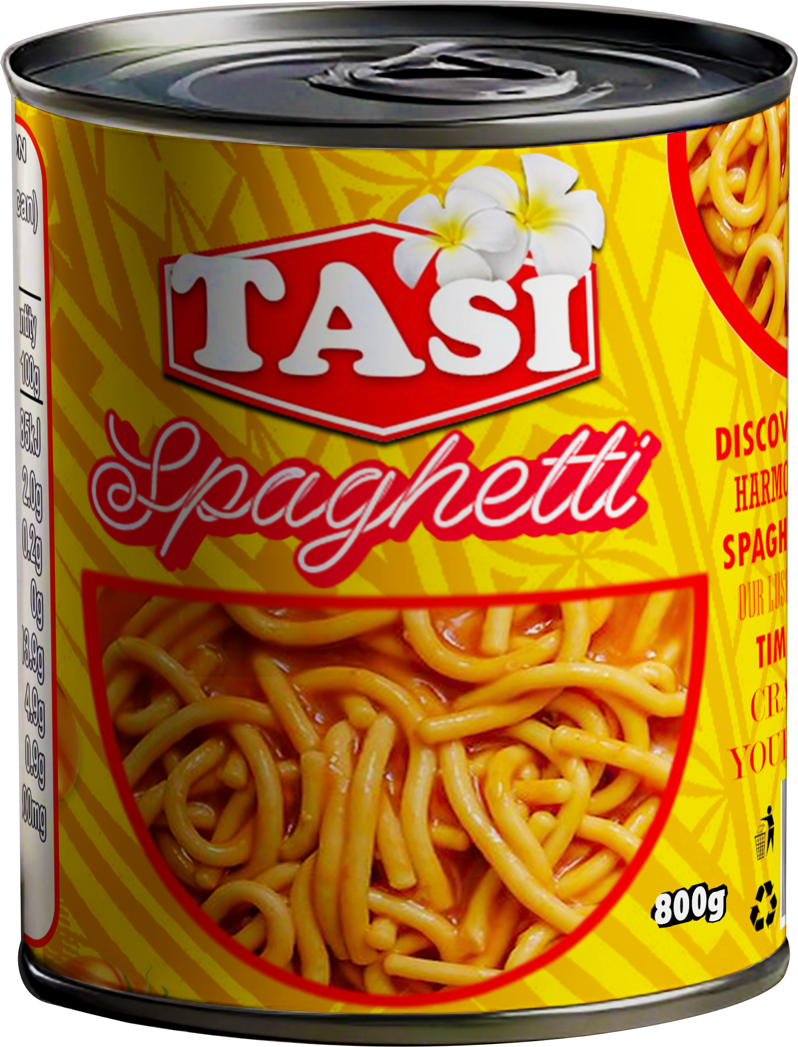 Tasi Spaghetti In Tom Sauce 800g
