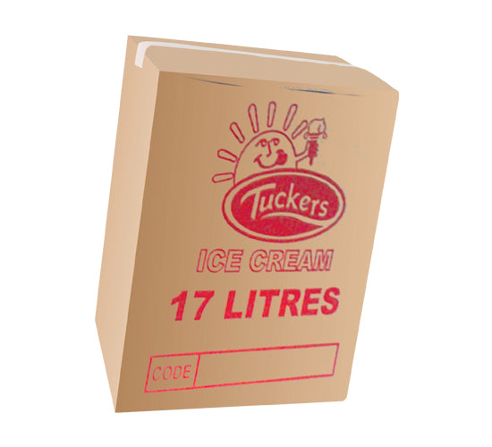 Tuckers Ice Cream 17ltr Tripple Ripple Flavor