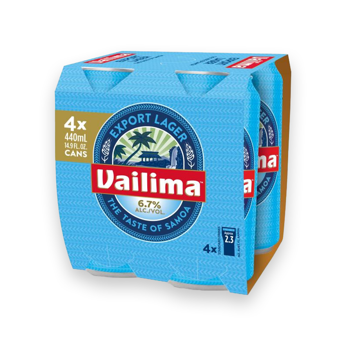 Vailima Export Povi Larger 440ml x 24