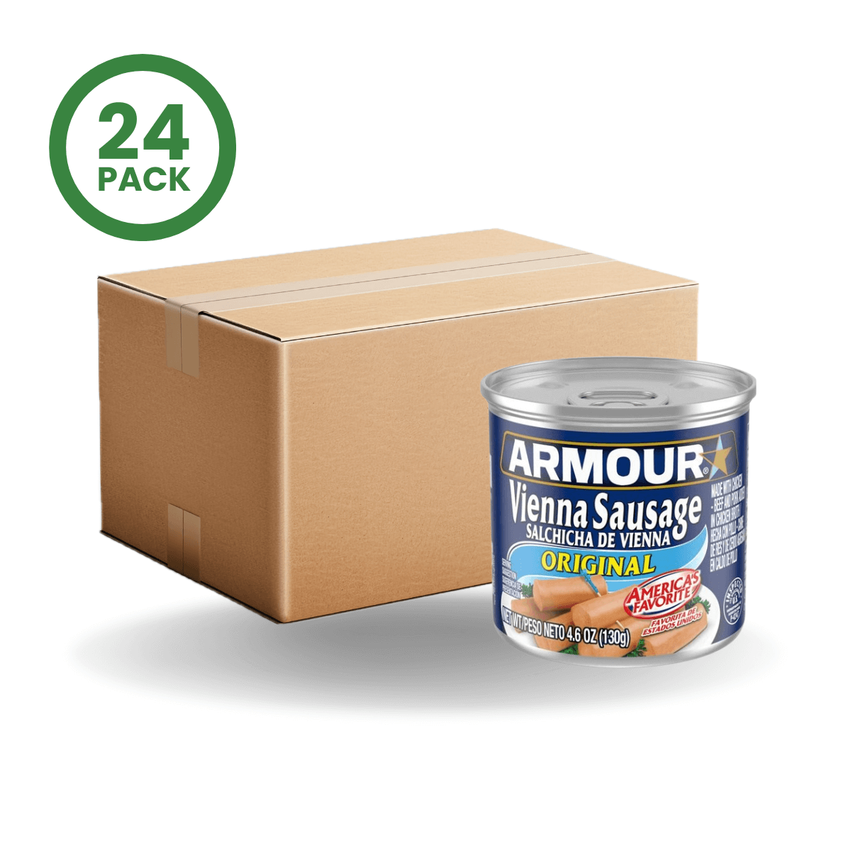 Armour Vienna Sausa/Chickn 4.6oz x 24
