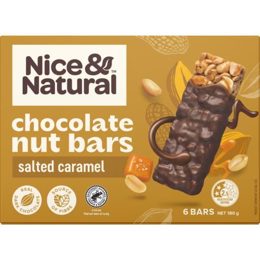 N&N Choco Nut Bar Salted Caramel 180g