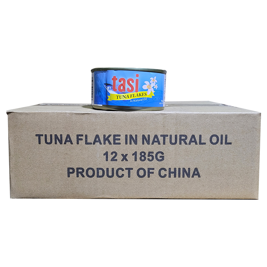 Tasi Tuna Flakes in Natural Oil 185g x 12
