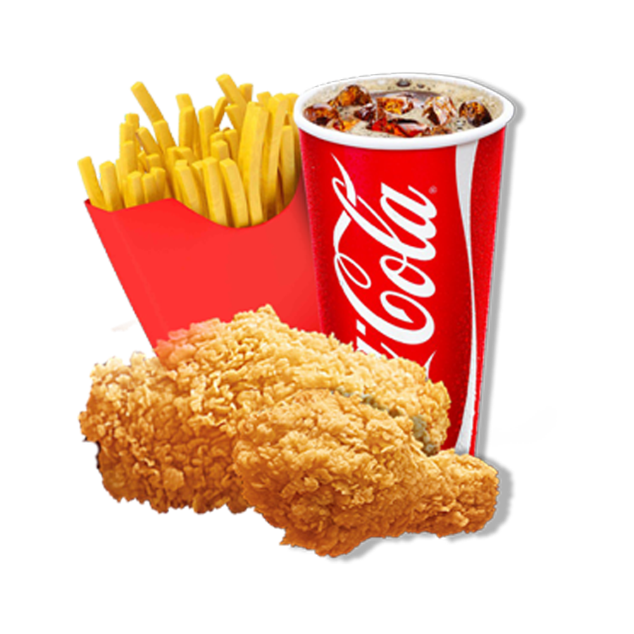 2PCS Chicken & Chips Meal
