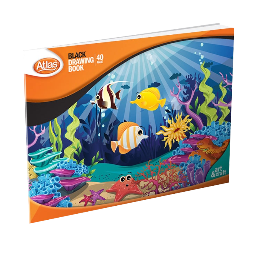 ATLAS Black Drawing BK 40pg