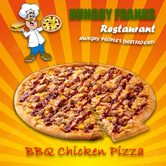 BBQ Chicken Pizza [Pick Up Only At Hungry Franks Vaitele]