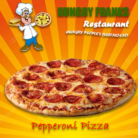 Pepperoni Pizza [Pick Up Only At Hungry Franks Vaitele]