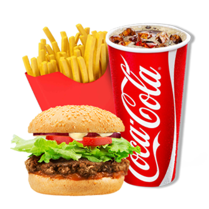 Smash Beef Burger Meal