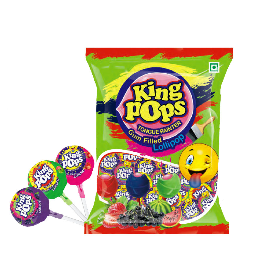 King Pop Tongue Lollipop 768g