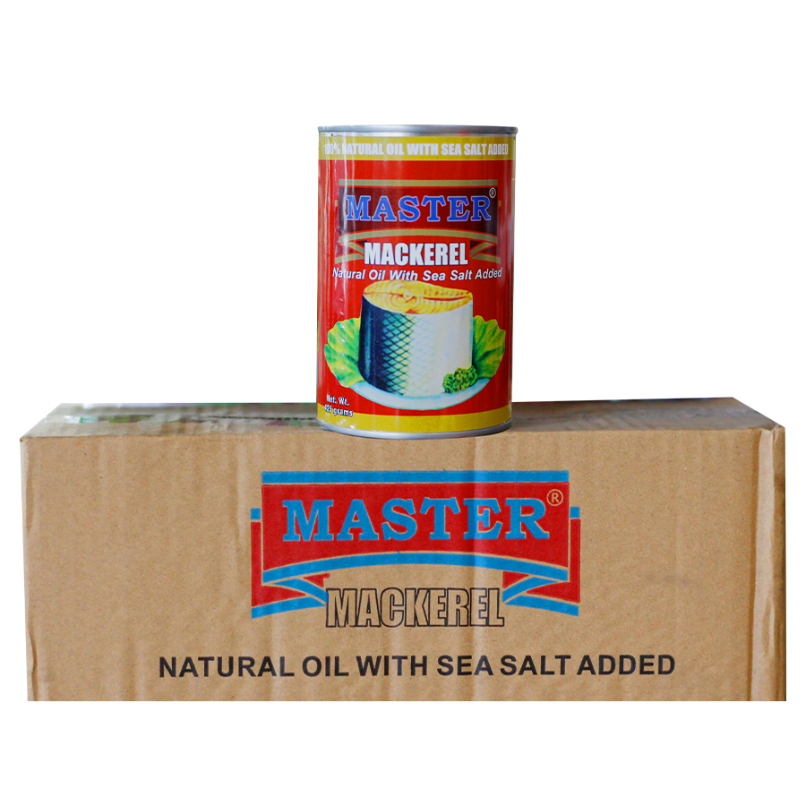 Master Mackerel Natural Oil 425g x 8